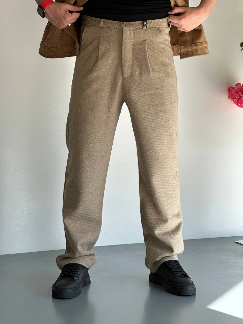 شلوار فوتر کج راه مردانه